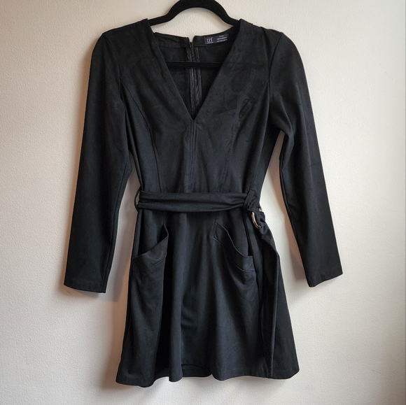 Zara Faux Suede Dress Size Small - Picture 1 of 2